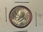 1947 Panama 1 10 Balboa 90  Silver Coin  Very Nice Details