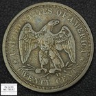 1875 S Silver Twenty Cent Piece 20c - Cleaned