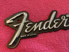 Vintage 1970 s 1980 s Made In Usa Fender Logo For Amp Guitar Case Strat Tele