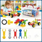 125pcs Building Toys Educational Learning Toys Large Storage Box Children Gift  