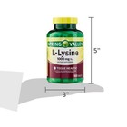 Spring Valley L-lysine Tablets 1000 Mg 100 Tablets Fresh Stock Free Shipping