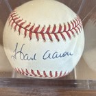 Hank Aaron Hof Signed Autograph Auto Nl Baseball Braves Coa No Sticker
