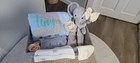 Personalized Baby Gift Basket  Elephant Plush   Clothes Neutral Newborn Gift Set