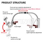 Dental Loupes With Led Light 3 5x Magnifying Surgical Headband Binocular