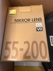 New In Box Nikon Dx Af-s Nikkor 55-200mm F 4-5 6g Ed Zoom Lens Swm W  Both Caps