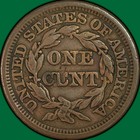 1848 Braided Hair Large Cent Extremely Fine Xf Coin  Brothel Token  46445