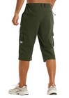 Men s 3 4 Cargo Shorts Quick Drying Outdoor Hiking Sport Below Knee Capri Shorts