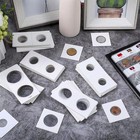 50x Assorted Coin Holder 2x2 Cardboard Mylar Flip 40mm