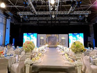 10pcs Chair Cover Stretch Band With Buckle Slider Sashes Bow Wedding Banquet    