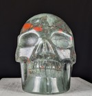 Bloodstone Skull Carving Crystal Big Large Gemstone Chakra