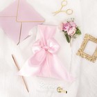 Light Pink Double Faced Satin Ribbon 3        X Continuous 10 Yardsuse For Bows Bou