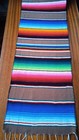 Handwoven Mexican Serape Traditional Shawl Bright Striped Scarf 13x72 Inch