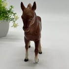 Vintage Wales Porcelain Horse Figurine Made In Japan 5  Tall 6  Long Mid Century