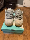 Nike Sb Dunk Low Island Green Gum Skateboarding Shoes Us Size 9 5 Medium