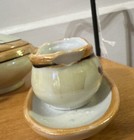 Vintage Japan Childs Porcelain Tea Set Lustre Wear Handpainted  8 Pieces 
