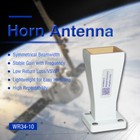 Wr34 Standard Gain Horn Antenna  21 7-33 0 Ghz  10   20 Dbi Nominal Gain  2 4-f
