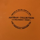 Strawberry Street Artisan Collection 2 Ps Round Ceramic Baking Dish Set Orange 