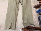 Wwii British Army P1937 P37 Summer Denim Battledress Field Trousers-size 3xl