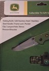New John Deere Tecx Collectible Tin Gift Set Folding Knife Paracord Bracelet
