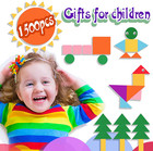 1500pcs Foam Stickers Foam Shapes Stickers For Kids 10 Colors Self Adhesive Craf