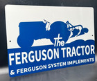 Ferguson Farm Tractor   Ferguson System Implements Aluminum Metal Sign 12x18