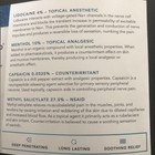 Lidopro Ointment  3 5oz Topical Pain Relief Tube Free Hand Applicator Exp  6 27