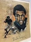 Rare Kroger 1969 Gale Sayers Lithograph By John Wheeldon