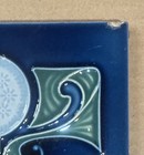 Antique Majolica Tile - Belgium Hemixen C1900