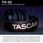 Th-02 Professional Studio Monitor Headphones Wired Over Ear     For Recording P   