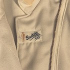 Vintage Santelli Nyc White Right Hand Front Zip Sabre Fencing Jacket  Usa Sz 40
