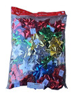 Hallmark Inspirations Christmas - Peel  n  Stick Multicolor 3  Bows - 60 Count