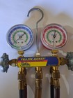 Yellow Jacket Ac Test Charging Manifold Gauges Hoses R-12 R-22 R-502