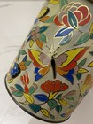 Vtg Daher Metal Canister Tea Tin Mcm Floral Butterfly England Multicolor W  Lid