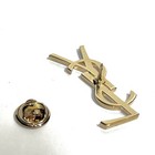 Ysl - Rare Employee    pinch Back    Lapel Pin - 100  Authentic