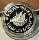 1987 Kuwait Proof 5 Dinar Silver 1 Oz Coin    5th Islamic Conference W  Box   Coa
