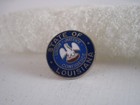 Louisiana   State Seal Cloisonne  Logo  Lapel Pin