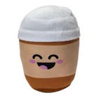Style Coffee Drink Plush Cute Face Soft Toy Gift 5in