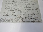One Page Letter From Kate Douglas Wiggin  1920  Signed  Als