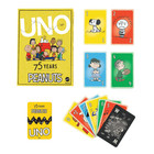 Uno  Peanuts Canvas Card Deck Mattel  75 Years  New And Sealed