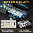 12    Led Strip And 2 4    Led Pods  Spotlight Combo With Harness Kit - 3 Leads