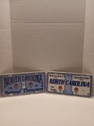 Vintage Lot Of 2 1993 Unc Tarheels Vanity  Plates Sealed Ncaa Basketball 