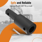 2 Inch Auger Bit Conversion Adapter For Skid Steer Tractor Round To Hex