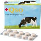  qso Vegetable Rennet Tablets  Strip Of 10 Large  White 