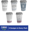 Dixie To Go Paper Coffee Cups With Lids 12 Oz 14ct Disposable Insulated Hot Cold