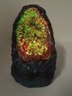 Polyresin Cool Geode Crystal Stone With Cool Color Changing Led H - 4   71886