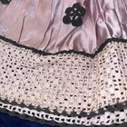 Antique Edwardian Victorian Lace Lavender Cap Bonnet Tatted Handmade Crochet