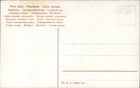 Large Letter  r  Nature Alphabet Beautiful Woman Antique Postcard E l  Ser 994