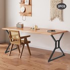 Table Legs Set Of 2 Metal Desk Leg 28     Dining Table Leg Diy Industrial Us