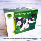 Officially Licensed John Deere Realistic Calf Baby Cow Savings  piggy  Coin Bank