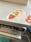 Taco  Chalupa  Glossy Vinyl Sticker